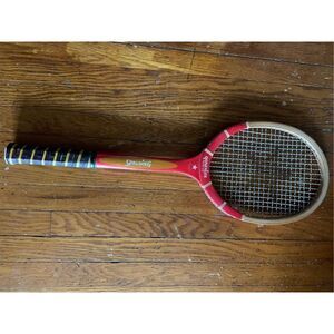 Spalding Gonzales Prize Cup Woodstar Tennis Racket Hang/Display